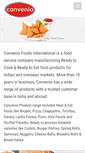 Mobile Screenshot of conveniofoods.com